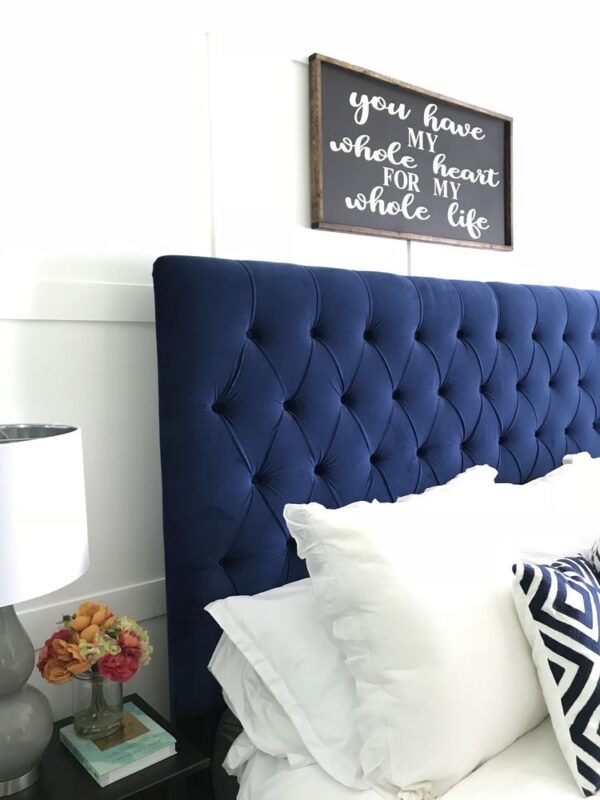 Diamond Fabric Headboard